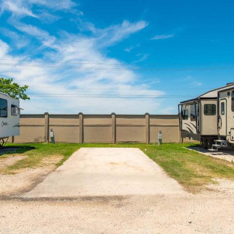 open RV lot at Lost River RV Park with grassy lots and clean concrete rv spaces